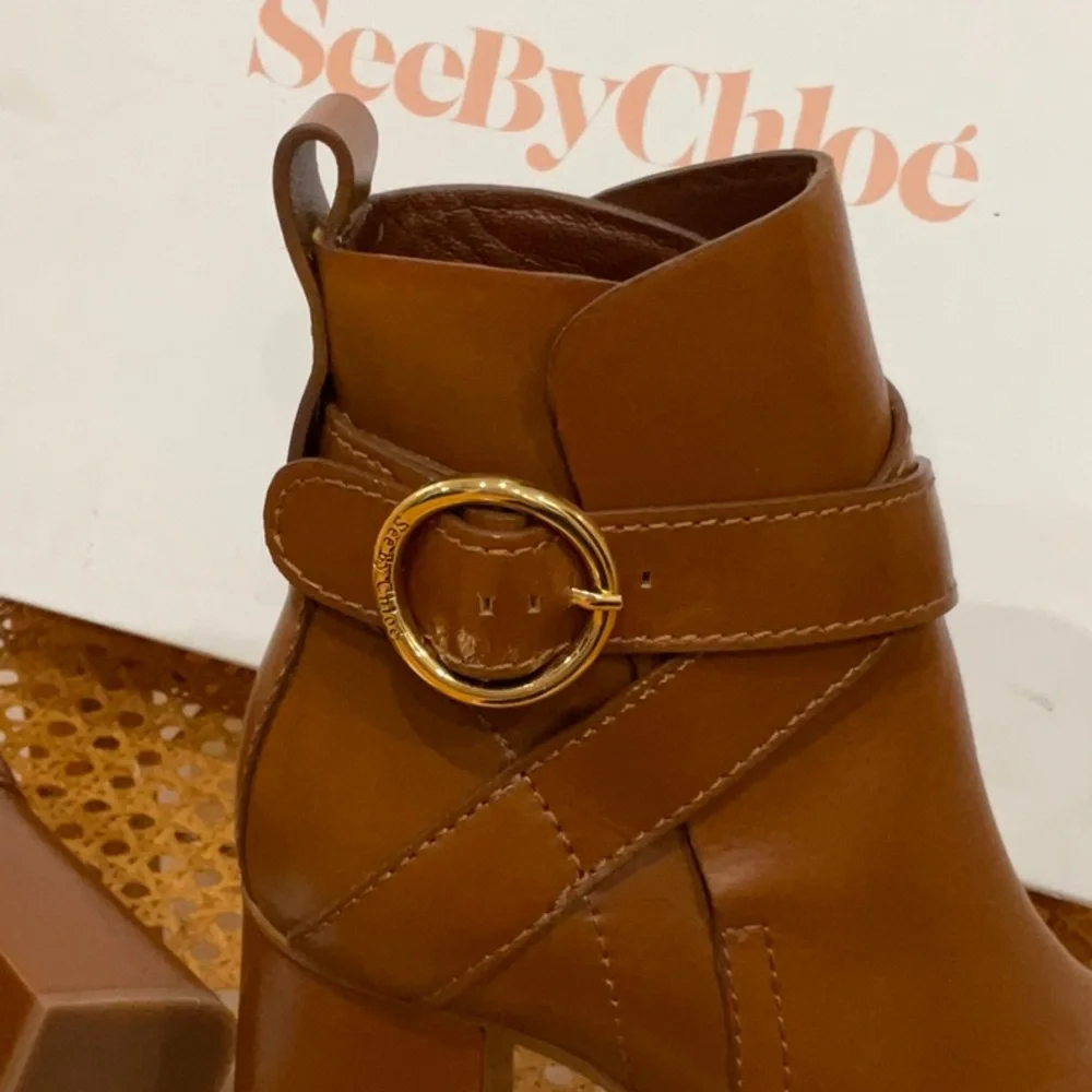 See By Chloe Lyna Boot Tan Size US 5 EU 35 - Picture 10 of 12